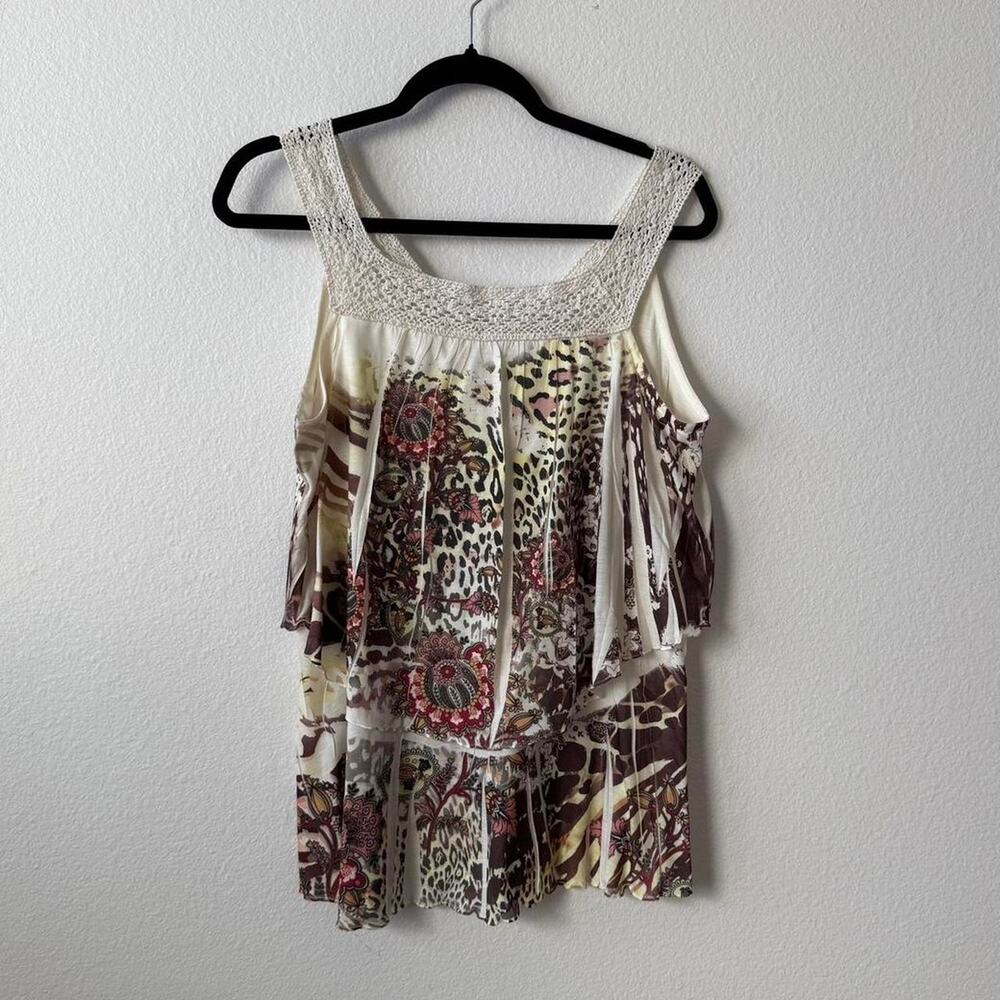 Vintage cheetah print and floral